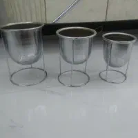 گلدان استیل سه پایه سه سایز|گل و گیاه طبیعی|ری, دیلمان|دیوار