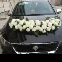 تئزین ماشین عروس و دسته گل با بهترین کیفیت|گل مصنوعی|اهواز, لشکرآباد|دیوار