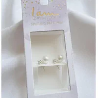 گوشواره نقره مروارید دار، درخششی به لطافت مروارید|بدلیجات|اردبیل, |دیوار