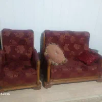 مبلمان چوب گردو بامیزعسلی