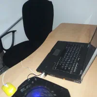 لب تاب lenovoبه همراه دستگاه خنک کننده ومیز وصندلی