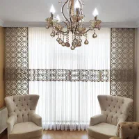پرده جدید (لیزر و تولیدپارچه مخمل و حریر ، زبرا)|پرده، رانر، رومیزی|تهران, یافت آباد شمالی|دیوار
