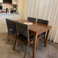 میز ناهارخوری ۴ نفره چوب راش
