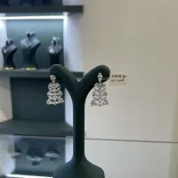 گوشواره آویز نقره (نو)