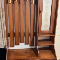 جا لباسی آینه ای چوب