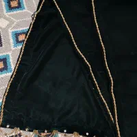 مانتو مخمل منجوق دوری شده|لباس|دهدشت, |دیوار