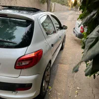 206 تیپ 6 مدل 84 سفید صدفی  در حد صفر|خودرو سواری و وانت|فردوسیه, |دیوار