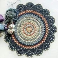 آموزش قلاب بافی و دیوارکوب وگلدوزی دستی در آبرسان