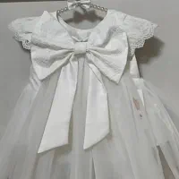 ست پنج تکه لباس عروس نوزادی