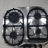 گاز رومیزی صفحه ای تو کار ۴شعله استیل تابان