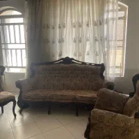 پرده حریر به همراه زیر پرده و کتیبه و میل پرده