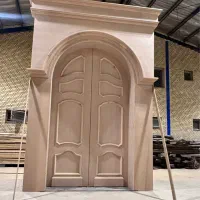 درب لابی تمام چوب