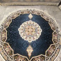 فرش گردآکبندسورمه ای قطر2متر|فرش|تهران, امام حسین|دیوار