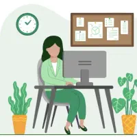 همکار خانم جهت کار در دفتر شرکت پیمانکاری