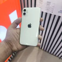 اپل11 دوسیم 128G سفید باتری87٪