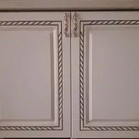 درب کابینت، ستون، صفحه، نما و دیواره در حد نو