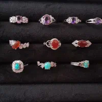 یمنی نقره امتیس نقره فیروزه اصل نیشابور نقره