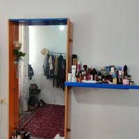 ست آینه قدی و قفسه کتاب|کتابخانه، شلف، قفسه‌های دیواری|زرند, |دیوار