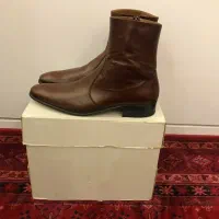 نیم بوت چرم طبیعی مردانه سایز ۴۲