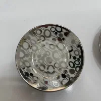 نعلبکی نقره ای|ظروف سرو و پذیرایی|قم, دروازه چوبی|دیوار