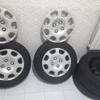 رینگ و لاستیک بارز 206 سایز 14|قطعات یدکی و لوازم جانبی|تهران, بروجردی|دیوار