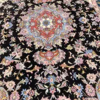 فرش دستباف (بساک)جفت ۶ م طرح سالاری گل ابریشم|فرش|مشکین‌دشت, |دیوار