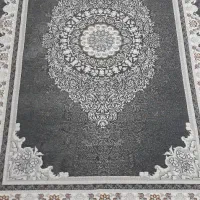 فرش ۱۲ متری ویک کنار یک در یک رنگ طوسی اکبند