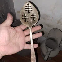 ظرف قدیمی مسی و برنجی|کلکسیون اشیاء عتیقه|لاهیجان, کوه بیجار|دیوار