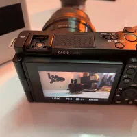 دوربین سونی zve10 باتری و لنز ۵۰ اضاف|دوربین عکاسی و فیلمبرداری|بوشهر, |دیوار