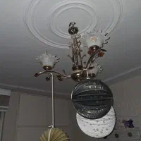 دو عدد لوستر سه شعله