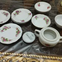 فنجان قهوه خوری وپیش دستی وقندان