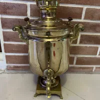 سماور برنجی ذغالی قدیمی