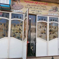 فروش درب۵لنگه اهنی باشیشه وکتیبه