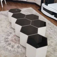 میز عسلی شیک، محکم و جادار|مبلمان خانگی و میز عسلی|کرج, چهارصد دستگاه|دیوار