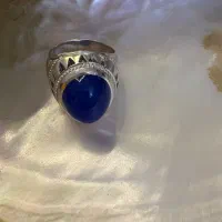 فروش انگشتر نقره با عقیق آبی|کلکسیون اشیاء عتیقه|تهران, دانشگاه شریف|دیوار