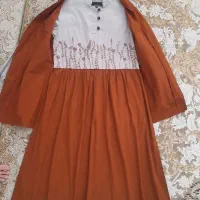 پیراهن و جلیقه زنانه و دخترانه گلدوزی|لباس|قائن, |دیوار