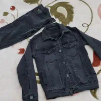 کت وشلوار بچه گانه لی زغالی