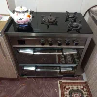 اچاق گازصحفه شیشه ای سالم