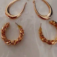 گوشواره ژوپینگ شبیه طلا|بدلیجات|اصفهان, شمس آباد|دیوار