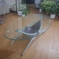 میز جلو مبلی شیشه ای