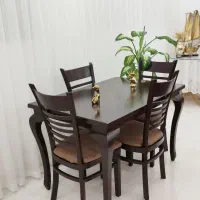 ناهارخوری چهار نفره درحدنونو چوب خالص