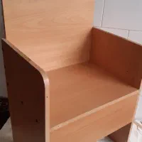 صندلی نیمکت چوبی