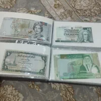 فروش اسکناس های درجه یک خارجی آلبوم۸۰عددی|کلکسیون سکه، تمبر، اسکناس|سقز, |دیوار
