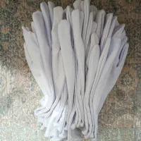 دستکش نخی سفید نو  ۱۰ جفت مناسب کار و نظافت