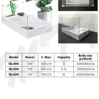 مینی تراریوم و ظرف لاک پشت و دوزیستان TA-600 سوبو