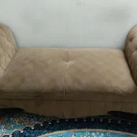 مبل ۹ نفره دست دوم همراه با میز عسلی|مبلمان خانگی و میز عسلی|گنبد کاووس, |دیوار