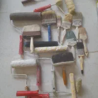 انواع قلم مو و غلطک رنگ