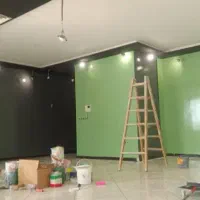 نقاشی ساختمان،نقاشی کناف،نقاشی درب،نرده،پنجره فلزی|خدمات پیشه و مهارت|پرند, فاز ۵|دیوار