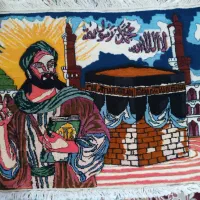 تابلو فرش دستبافت طرح مکه|تابلو فرش|پاکدشت, پاکدشت (مامازند)|دیوار