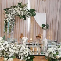 گل آرایی سفره عقد نامزدی عروسی حنابندان  اقساط